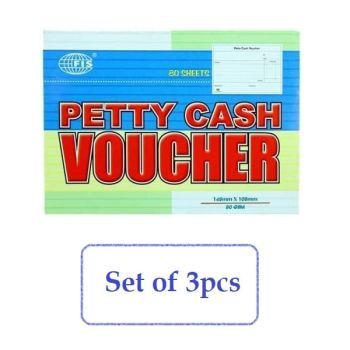  Petty Cash Voucher - 80 Sheets (Set of 3) | CognitionUAE.com