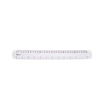 Deli Plastic Ruler 30cm Transparent | CognitionUAE.com