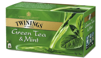Twinings Green Tea and Mint 25 Tea Bags | CognitionUAE.com