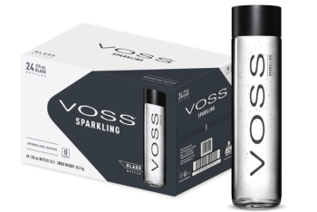 Voss Artesian Sparkling water 375 ml x 24 glass bottles | CognitionUAE.com