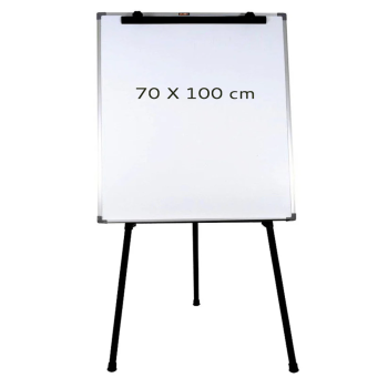 Flip Chart Stand without wheels (Tripod) , 70cm (W) x 100cm (H) | CognitionUAE.com