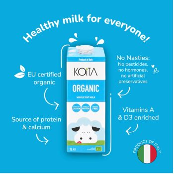 Koita Organic Whole Milk 1L | CognitionUAE.com