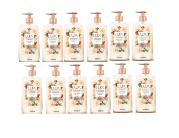 LUX Perfumed Liquid Hand Wash, Velvet Jasmine, with Almond Oil, 500ml, (carton of 12 bottles) | CognitionUAE.com