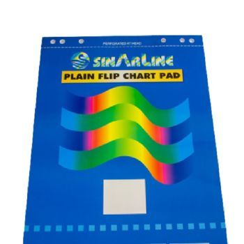 Sinarline A1 (585 x 810mm) Flip Chart Pad Plain, 20 sheets, 60 gsm | CognitionUAE.com