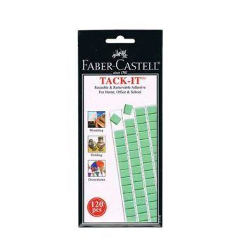 Faber-Castell Tack It Glue Adhesive, Pack of 120 Pieces | CognitionUAE.com