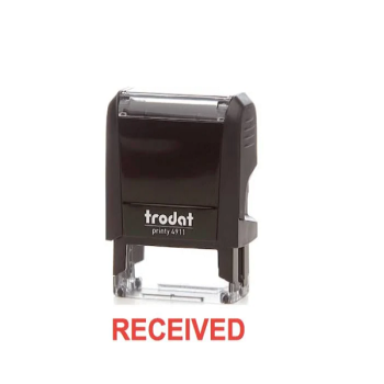 Trodat 4911 Received Stamp - Red | CognitionUAE.com