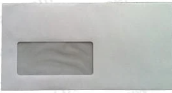White Peel & Seal Envelope with Left Window 115mm x 225mm 90gsm (Pack of 50 pcs) | CognitionUAE.com