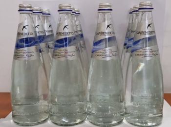 San Benedetto Sparkling Water 750 ml x 12 glass bottles | CognitionUAE.com