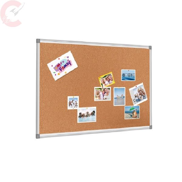 Cork Board Wall Partner Cork Board with Aluminium Frame