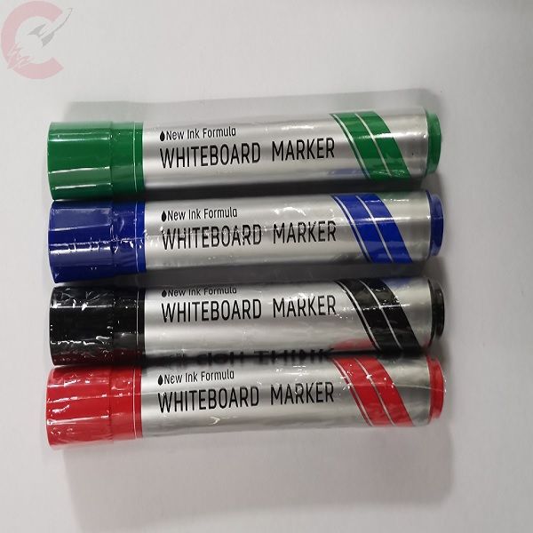 Deli White Board Marker Set (Pack of 4)- Black, Blue, Green and Red