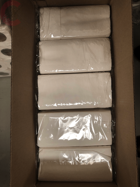 thumbnail image 2 of Blue 1-Ply Interfold V-Fold Paper Hand Towels – Bulk Pack (900, 1500, Or 3600 Sheets) By Stuff 4 Office 2 of 6