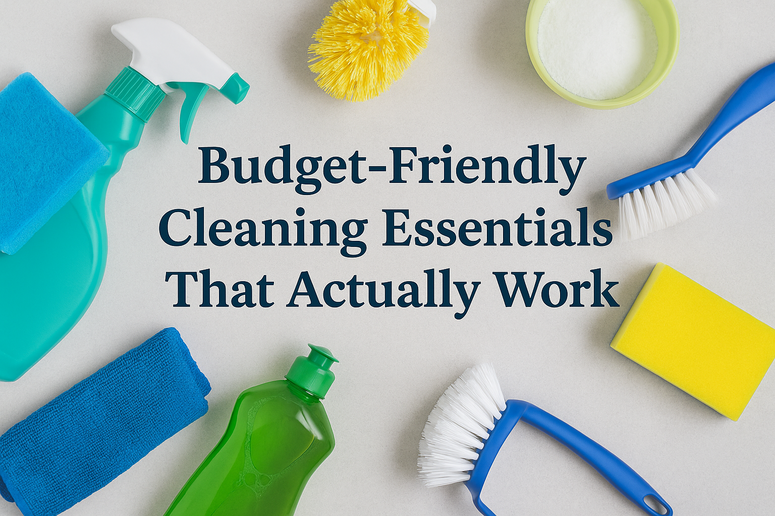 Budget-Friendly Cleaning Essentials That Actually Work
