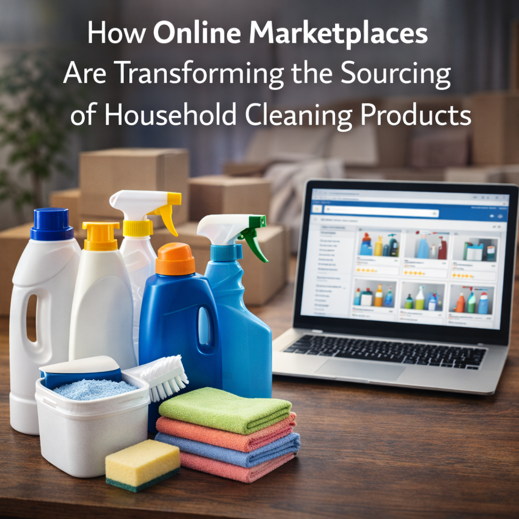 How Online Marketplaces Are Transforming the Sourcing of Household Cleaning Products