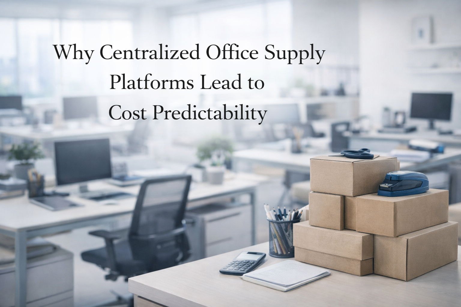 Why Centralized Office Supply Platforms Lead to Cost Predictability