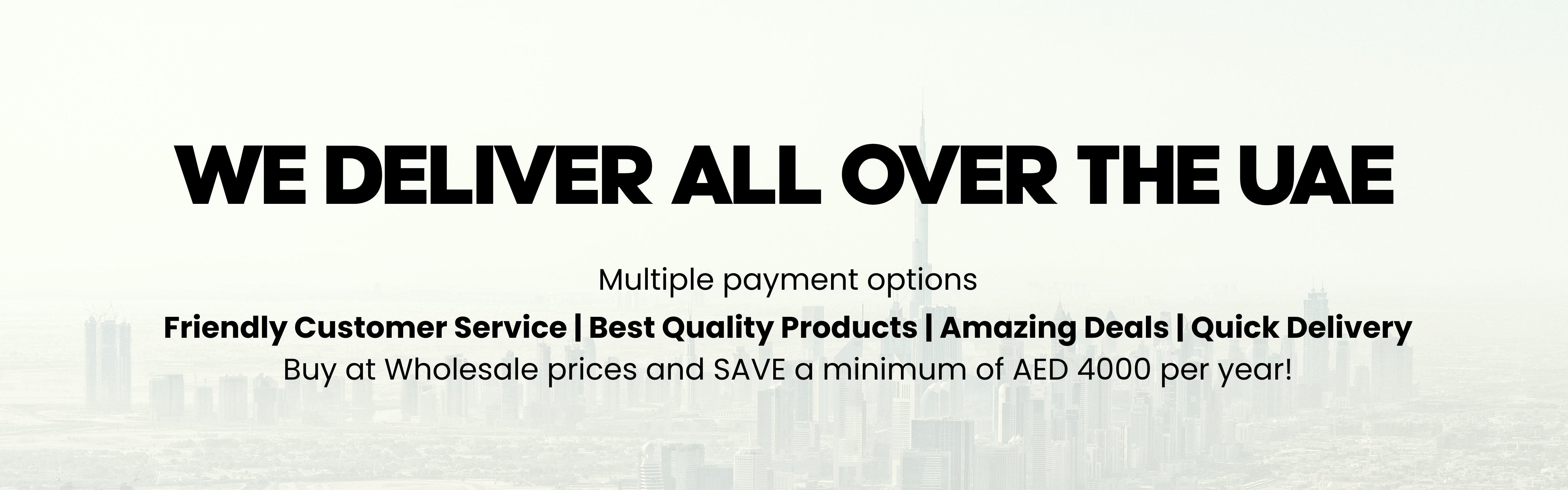 Fast Delivery All Over the UAE | CognitionUAE