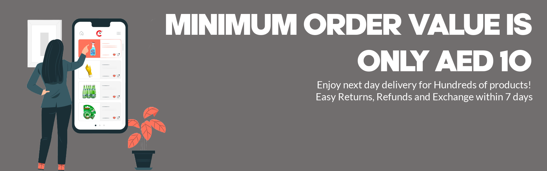 Minimum order Value is only 10 AED | CognitionUAE